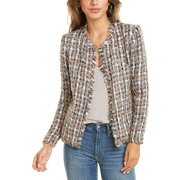 Iro 'Vella' Brown Wool-Blend Jacket Size 36 - Picture 1 of 5